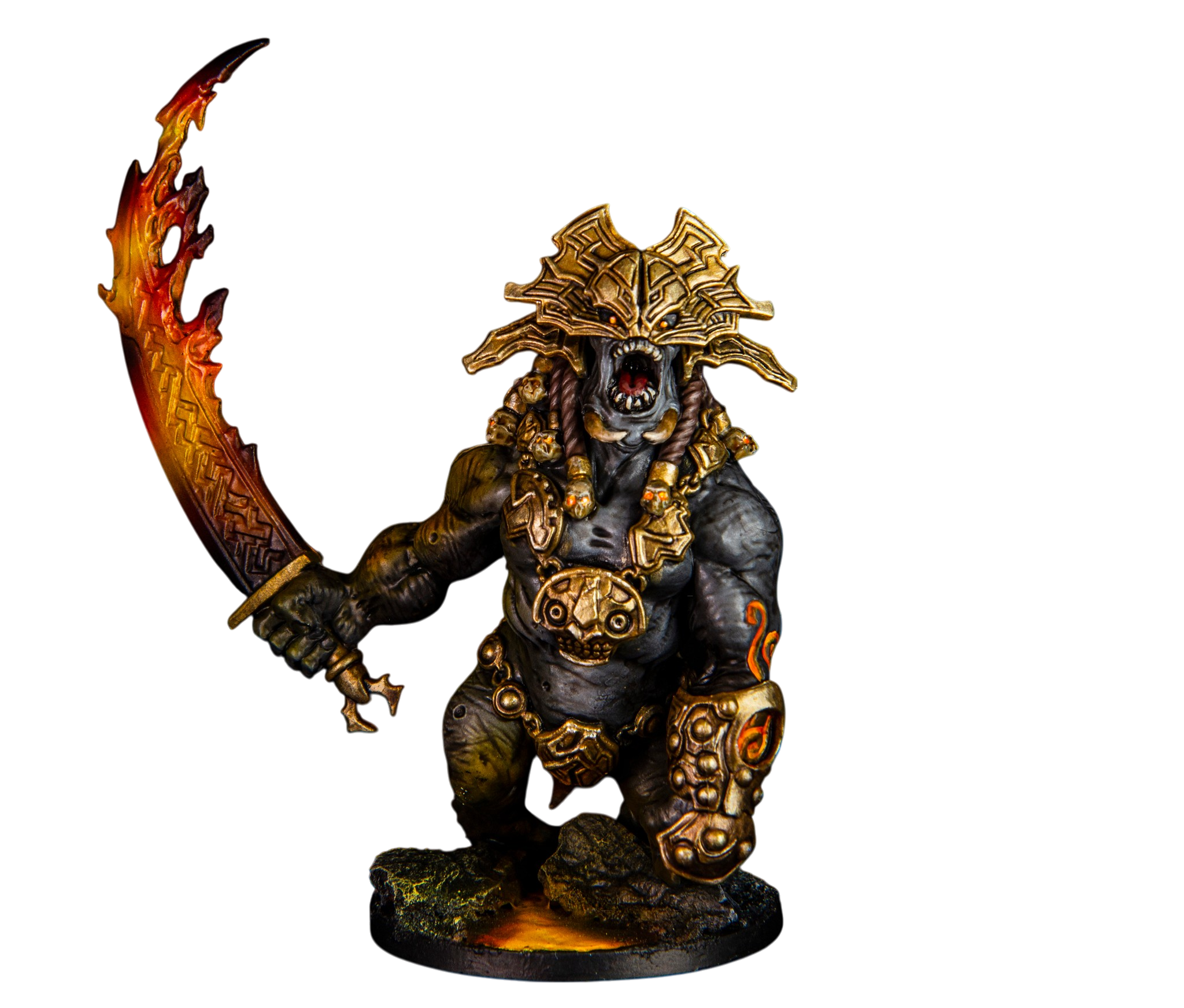 An image of Blood Rage - Fire Giant (Front)